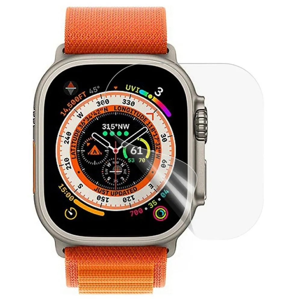 Apple Watch 10 (42mm) Fleksibel Beskyttelsesfilm - Gennemsigtig