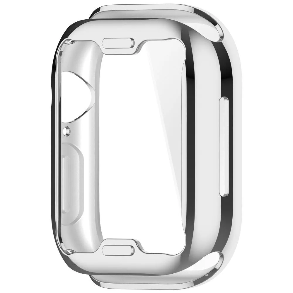 Apple Watch 10 (42mm) Fleksibelt Plast Cover m. Skærmbeskyttelse - Sølv