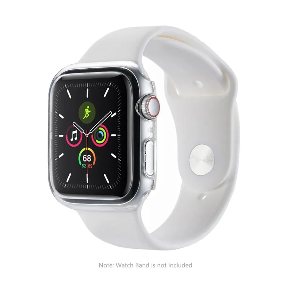 Apple Watch 9/8/7 (45mm) Cover & Skærmbeskyttelse - Gennemsigtig / Sort