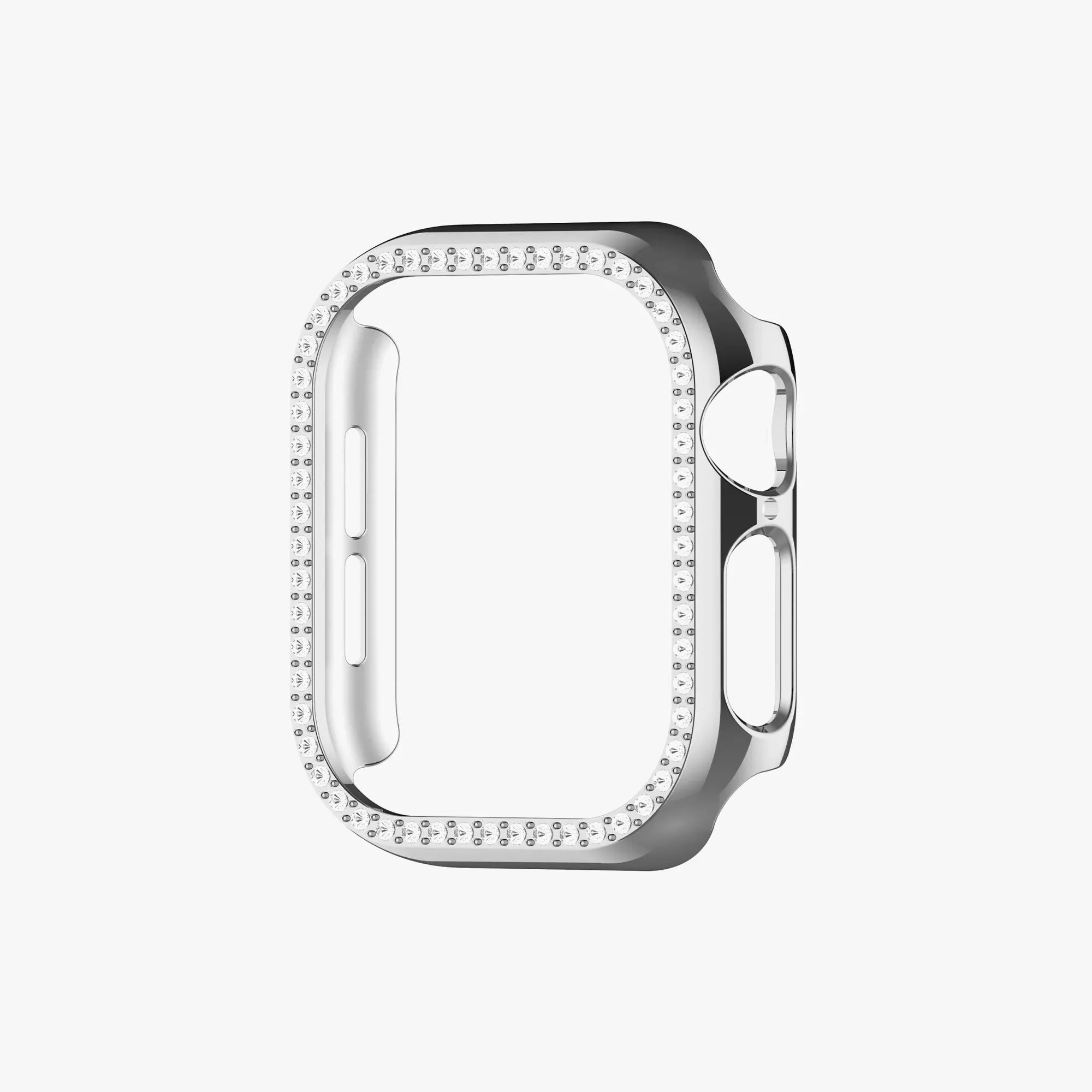 Apple Watch Diamond Plated Protective Hard Case - Silver