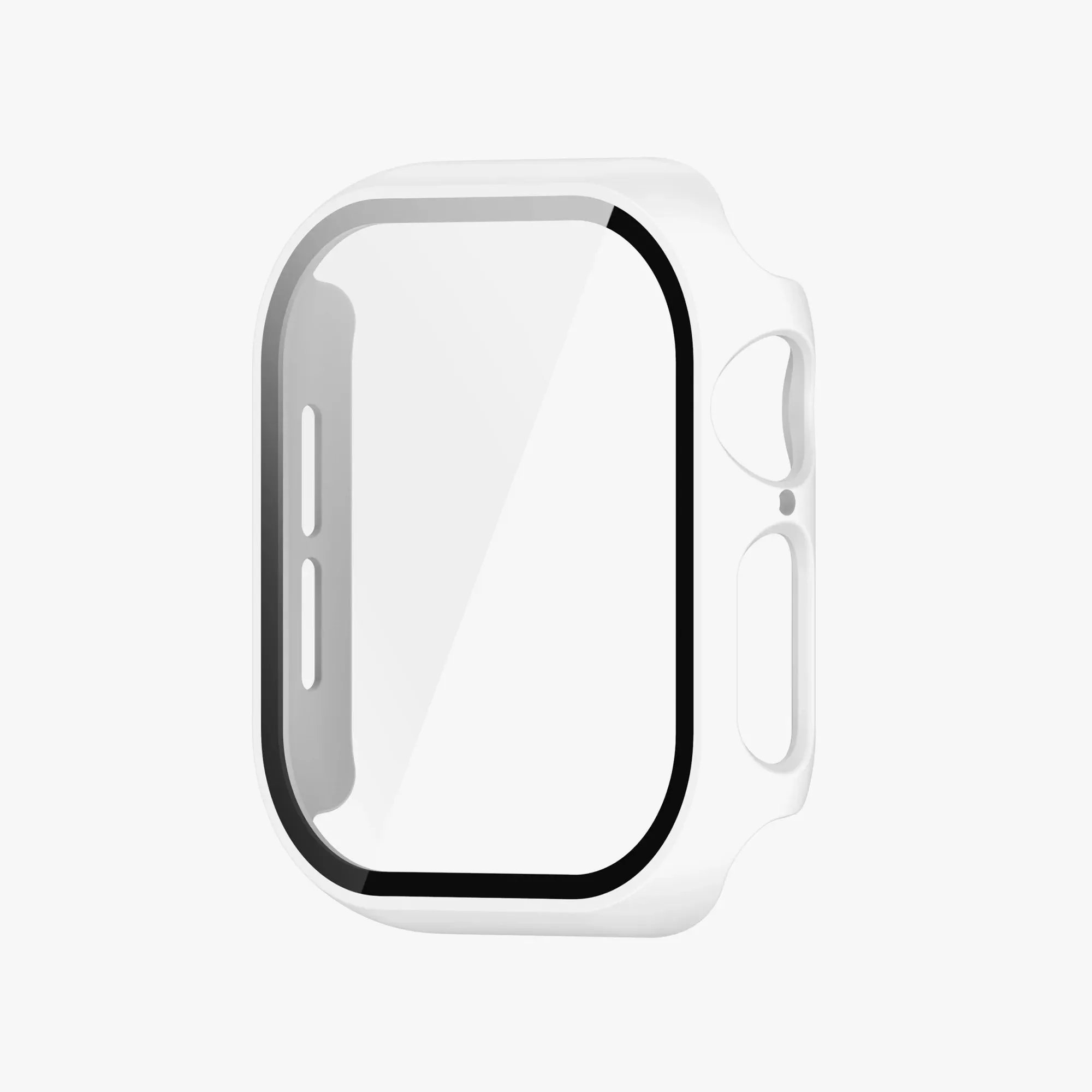 Apple Watch Protective Hard Case with Screen Guard - White