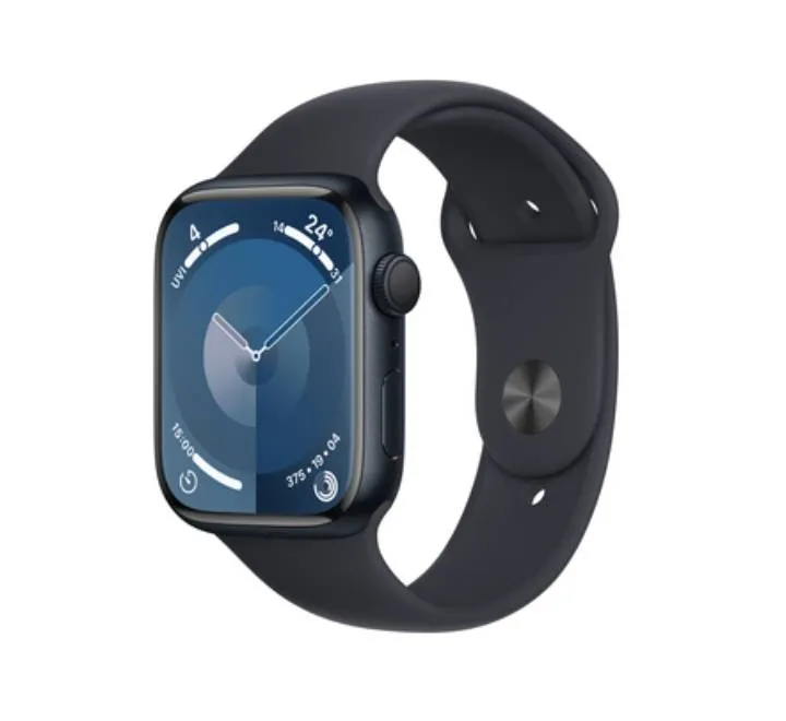 Apple Watch Series 9 GPS 45mm Midnight Aluminium Case with Midnight Sport Band M/L (MR9A3)