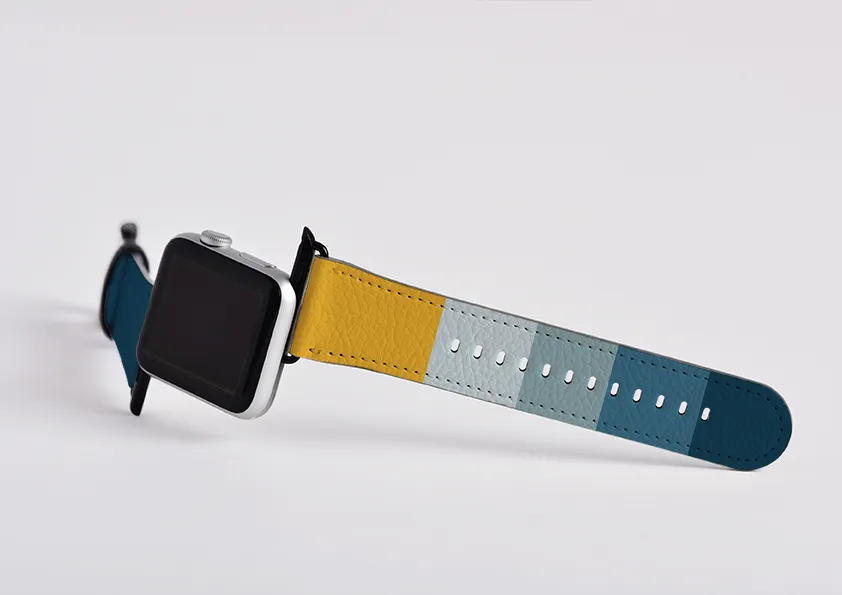 Apple Watch Strap- Madrid Chroma Horizontal Stripe