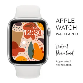 Apple Watch WALLPAPER - Abstract Collage 1 - Instant Download - Watch Background Apple Watch face design