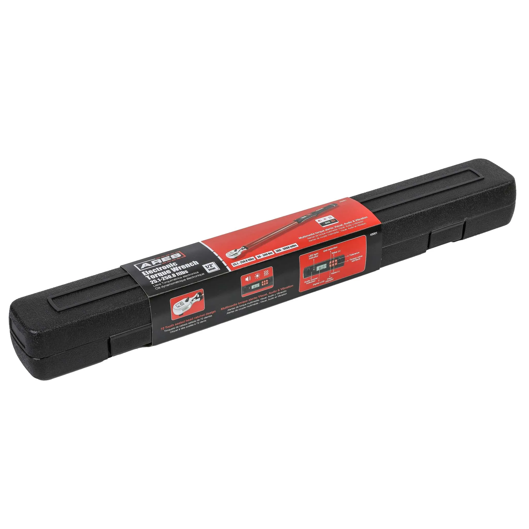 ARES 43001 - 1/2-Inch Drive Electronic Digital Torque Wrench