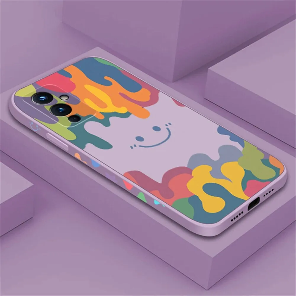 Artistic Cute Smiley Watercolor Case