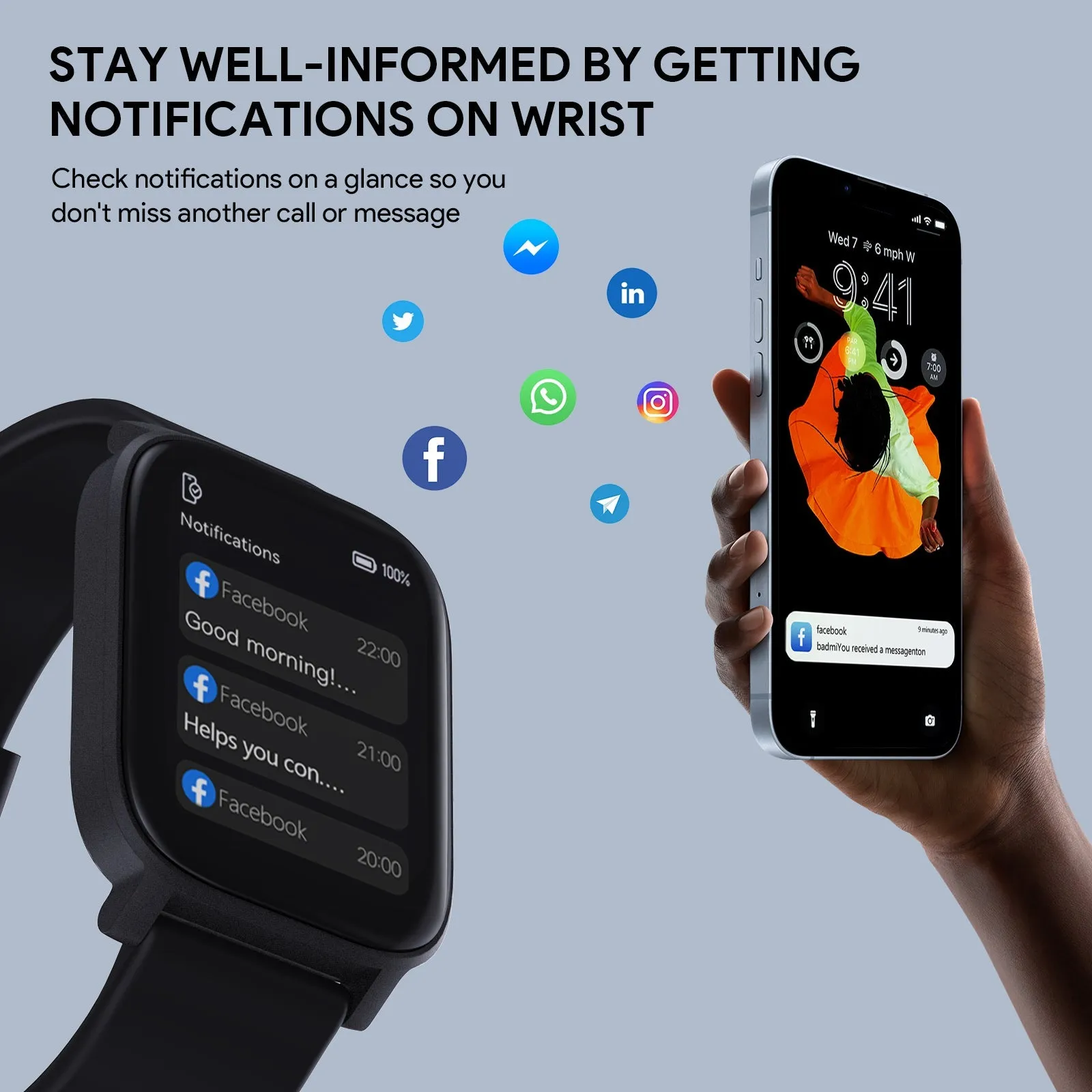 AUKEY SW-1S Talk Smart Watch