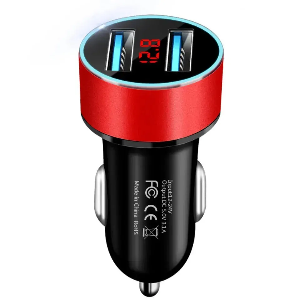 Automobile Smart Digital LED display car charger