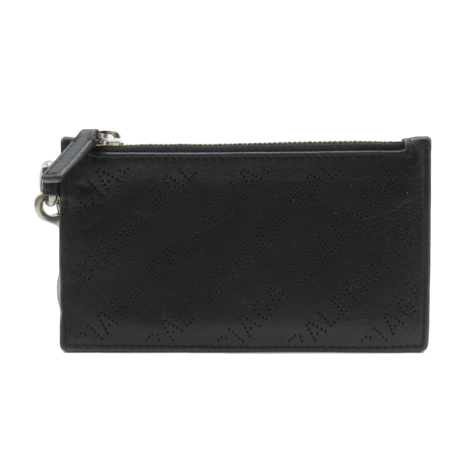 Balenciaga Leather Coin Case with Strap