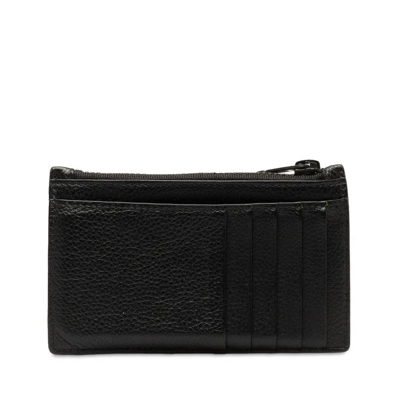 Balenciaga Leather Logo Card Case 663714