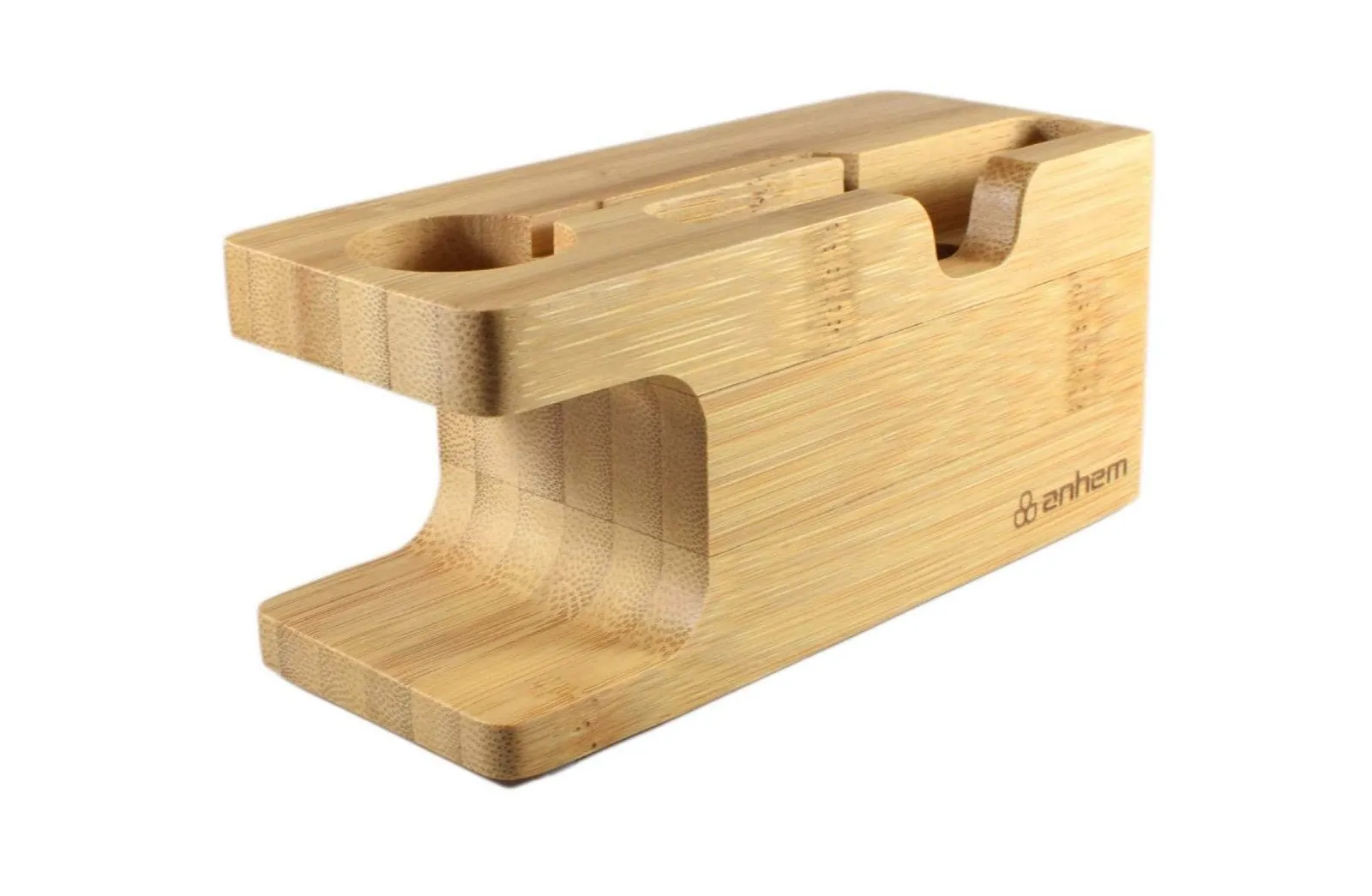 Bamboo Wood Charging Dock