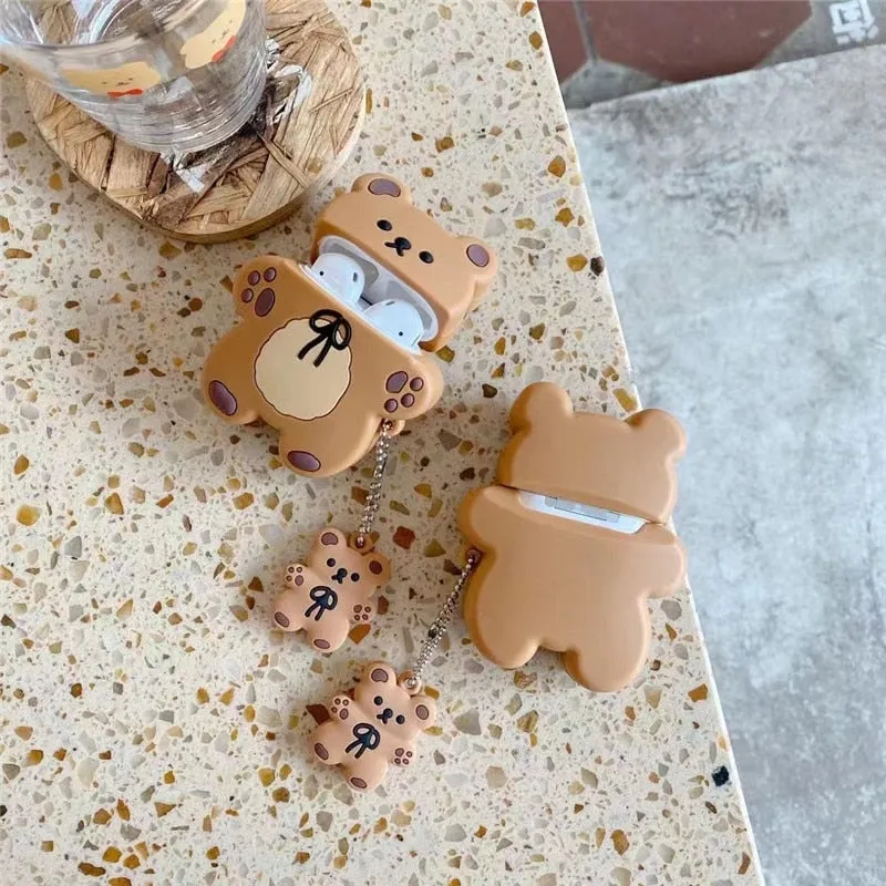 Bear Cookie Airpods Case