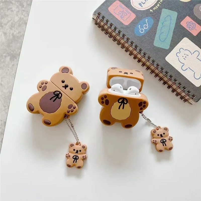 Bear Cookie Airpods Case