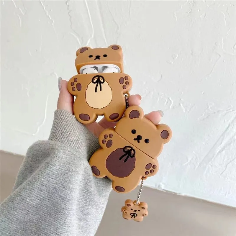 Bear Cookie Airpods Case