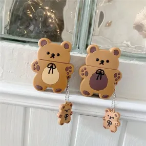 Bear Cookie Airpods Case