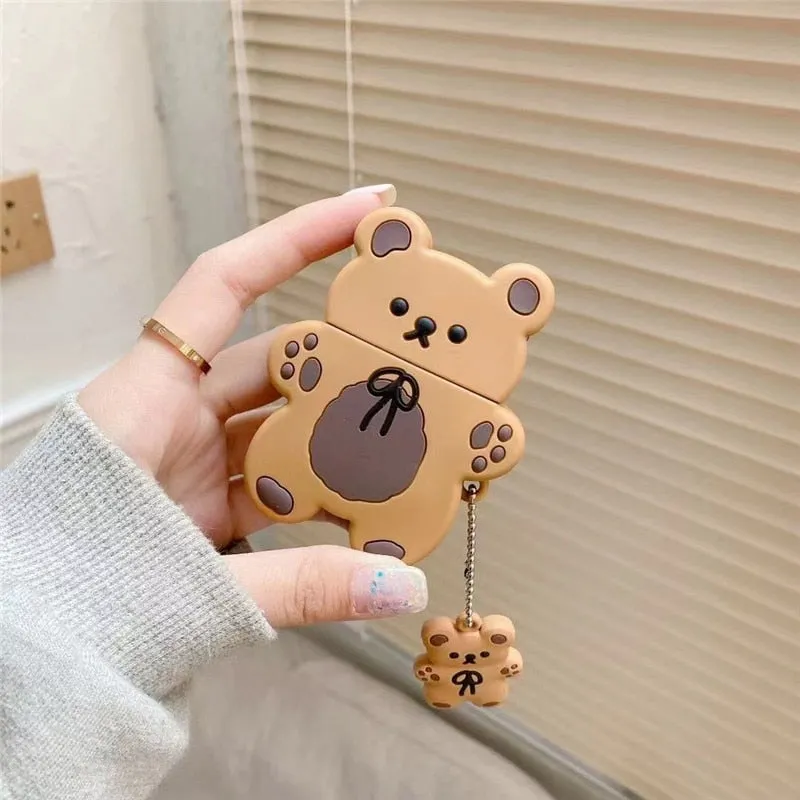 Bear Cookie Airpods Case