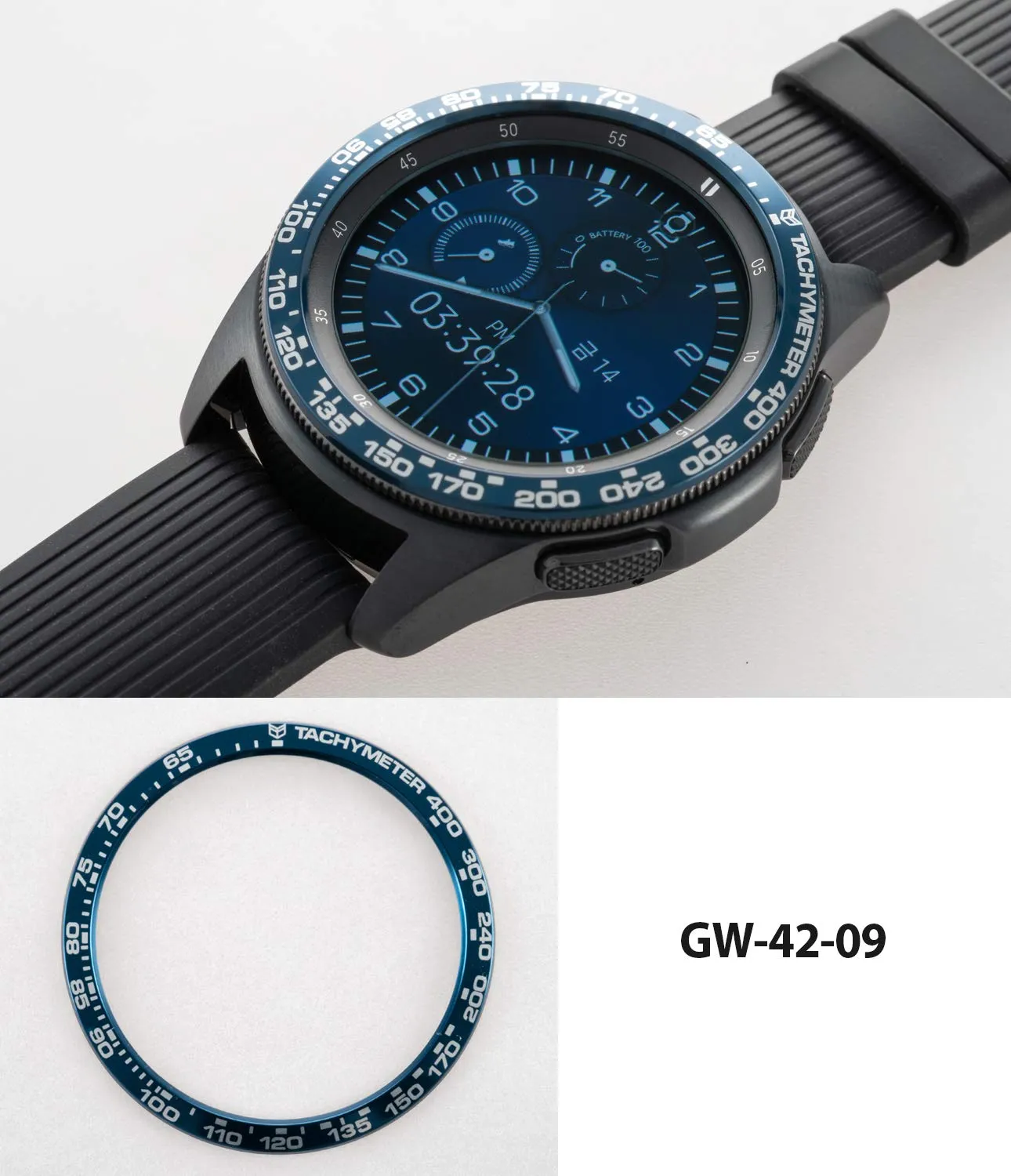 Bezel Styling for Galaxy Watch [42mm] -  GW-42-09  [Stainless Steel]