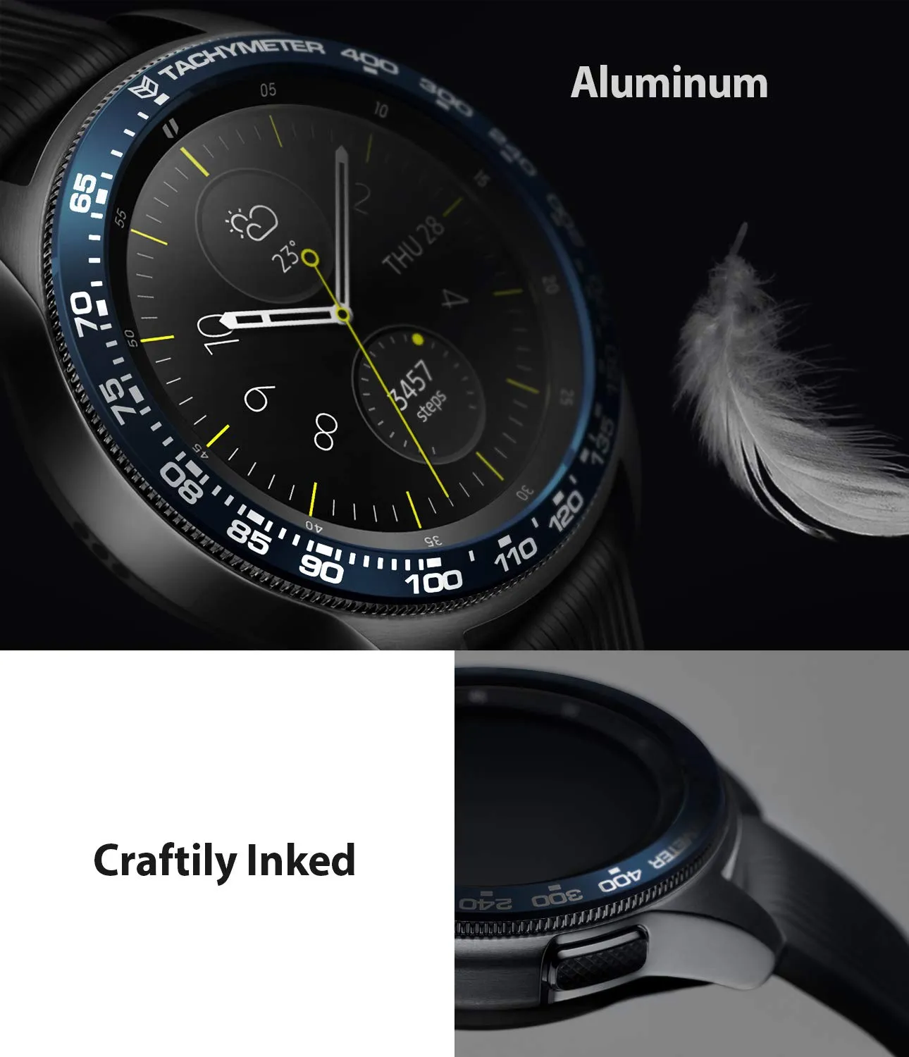 Bezel Styling for Galaxy Watch [42mm] -  GW-42-09  [Stainless Steel]