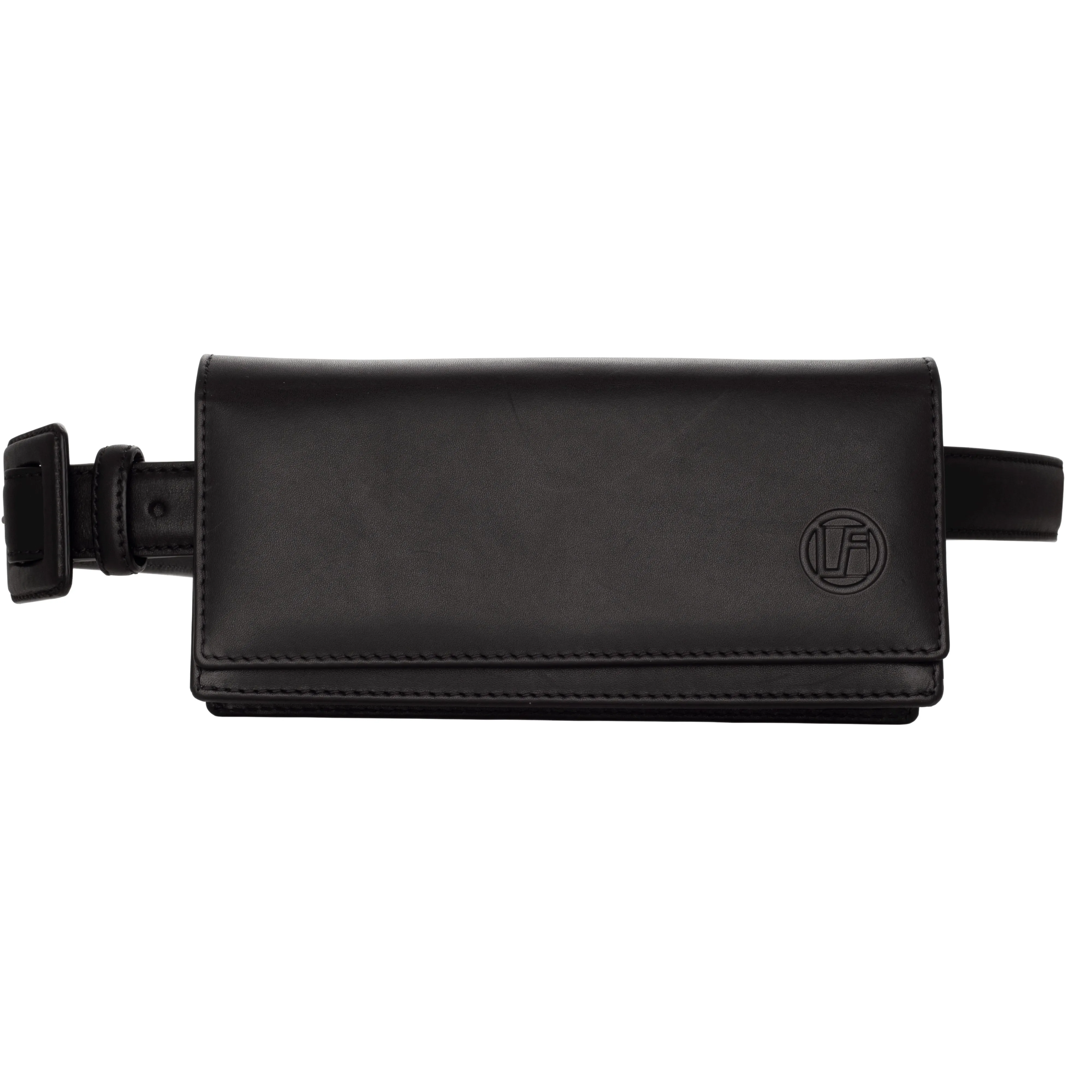 Black Leather Sunglasses Case