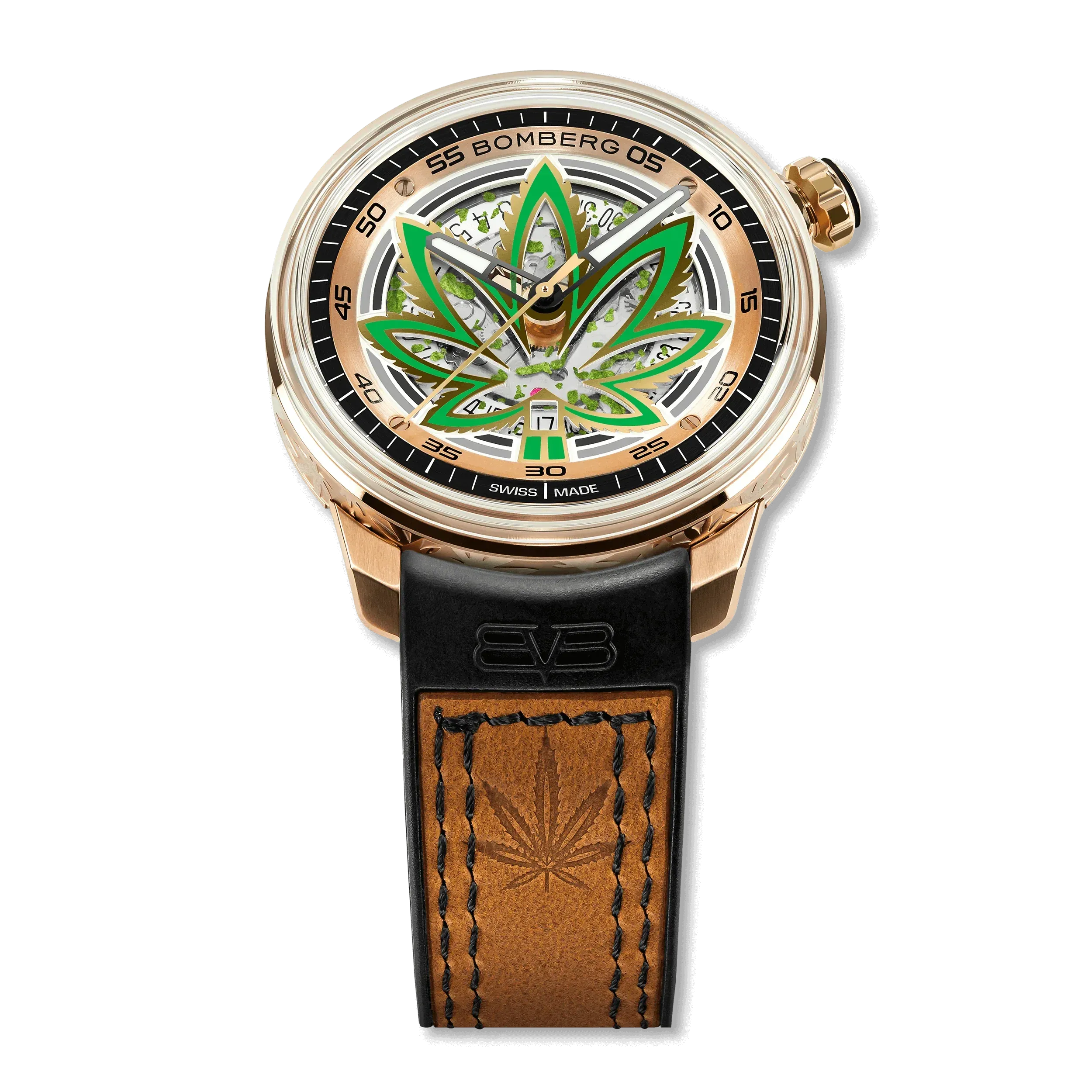 Bomberg CBD Golden Limited Edition BB-01 Automatic Men's Watch