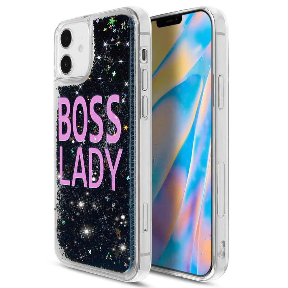 Boss Lady Floating Glitter Case for iPhone