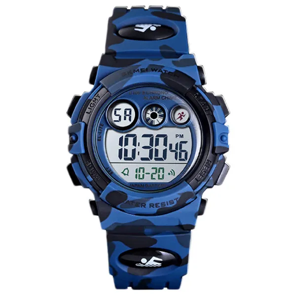 Boys Digital Military Sports Watch, 50M Water Resistant, 7 to 11 year olds, w Gift Box