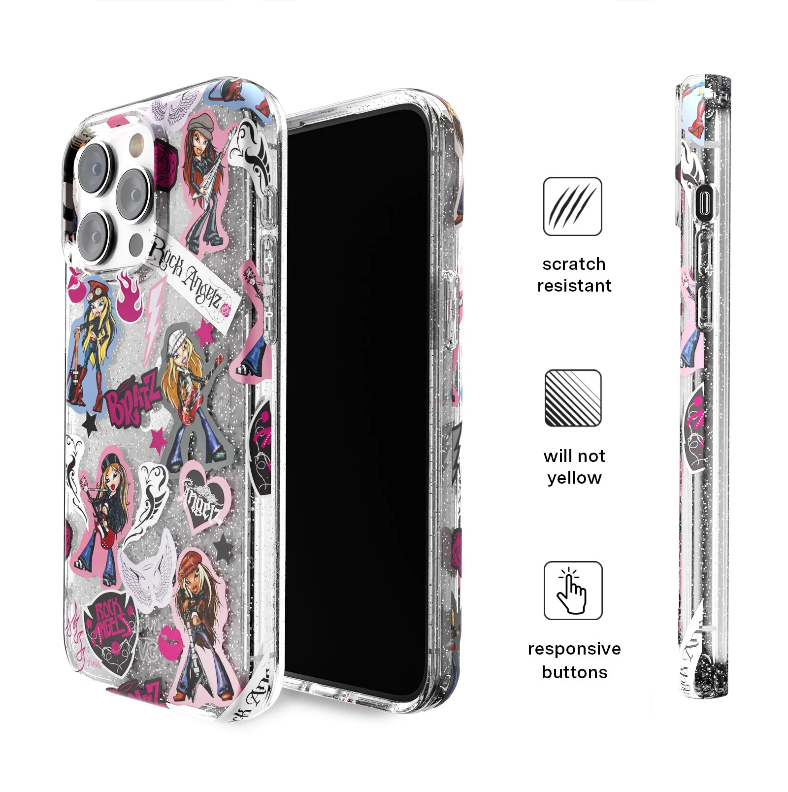 Bratz Rock Angelz Glitter iPhone Case