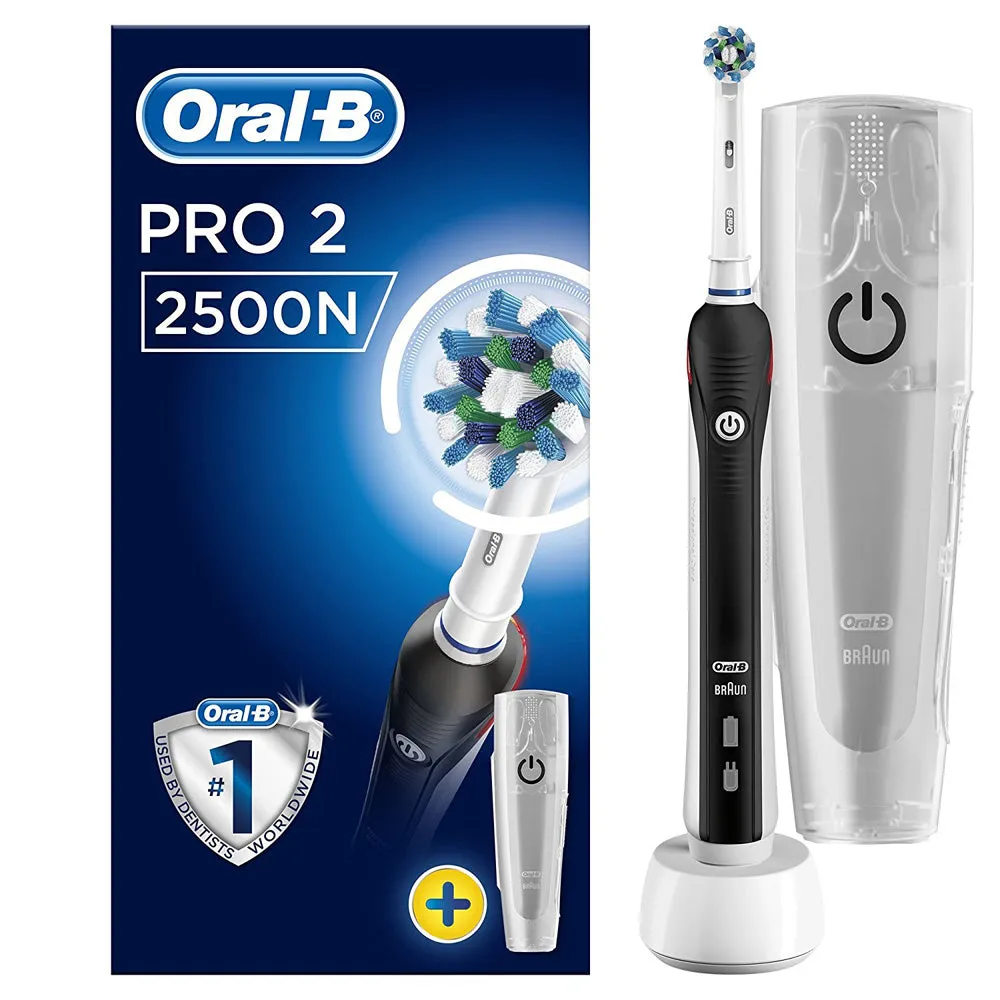 Braun Oral-B D20.513.2MX PRO 2500 Electric Toothbrush 220-240 Volts 50Hz Export Only