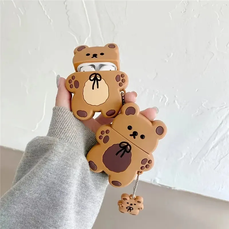 Brown Bear AirPod Protective Case