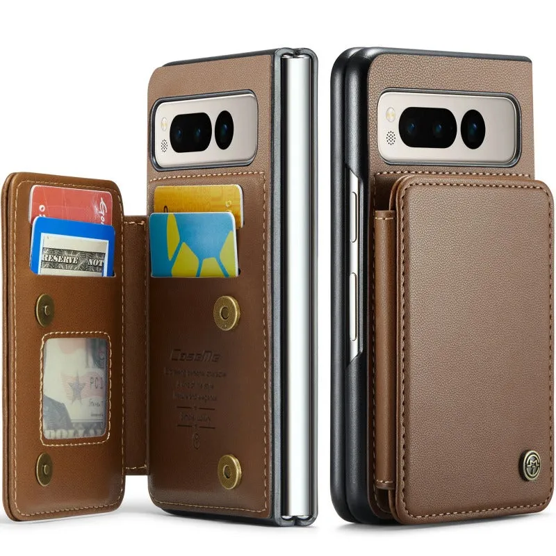 Built-in Wallet Card Flip Leather Phone Case For Google Pixel