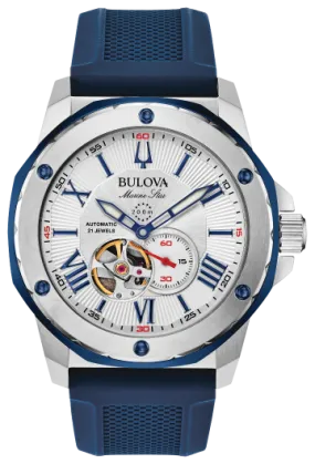 BULOVA MENS MARINE STAR WATCH 98A225