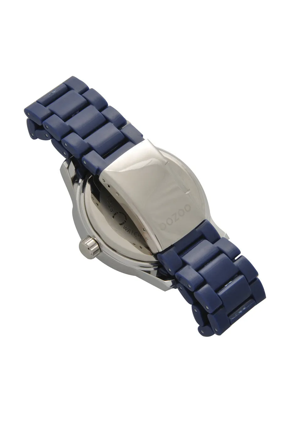 C4258 Dark Blue Plastic Watch