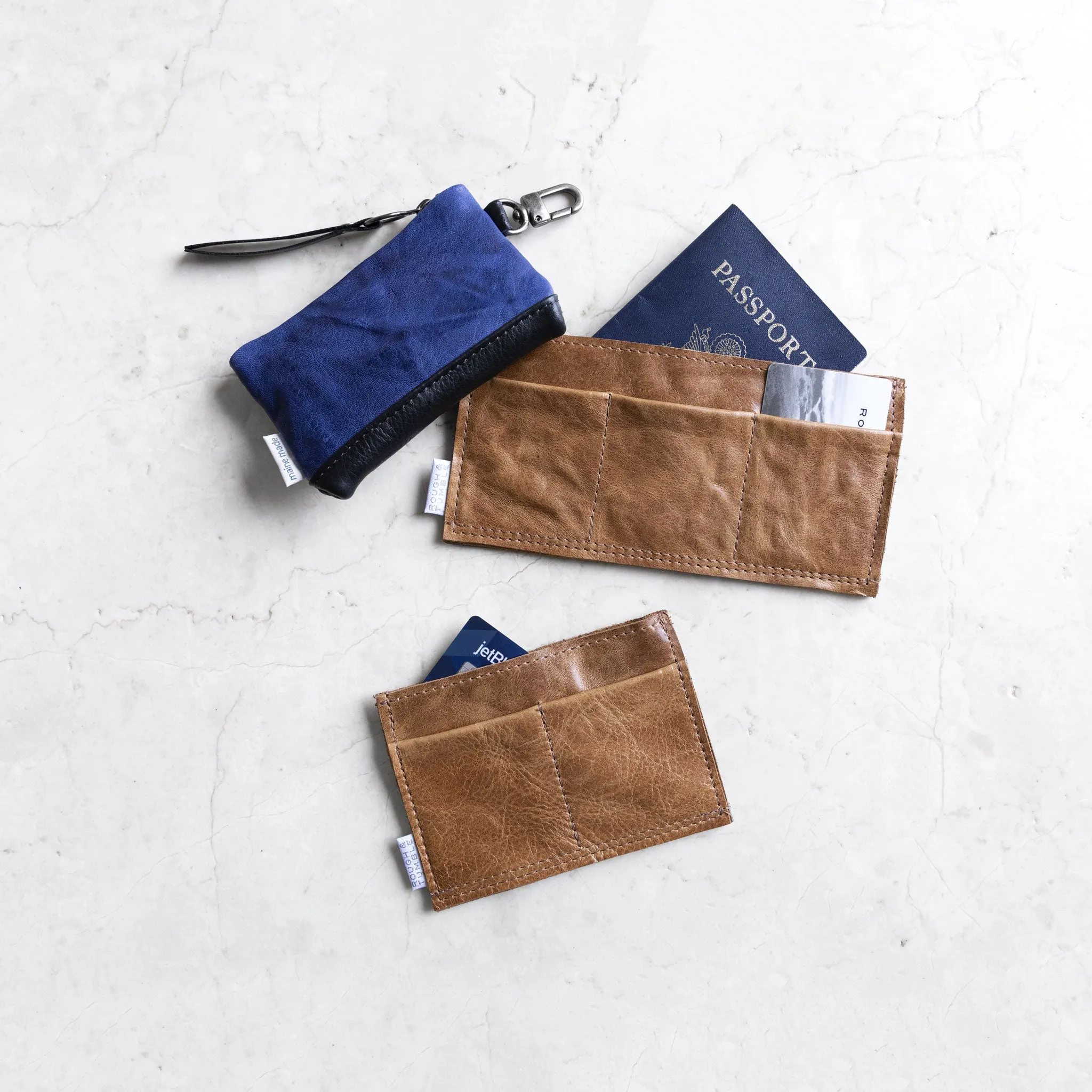 card holder trio | double sided