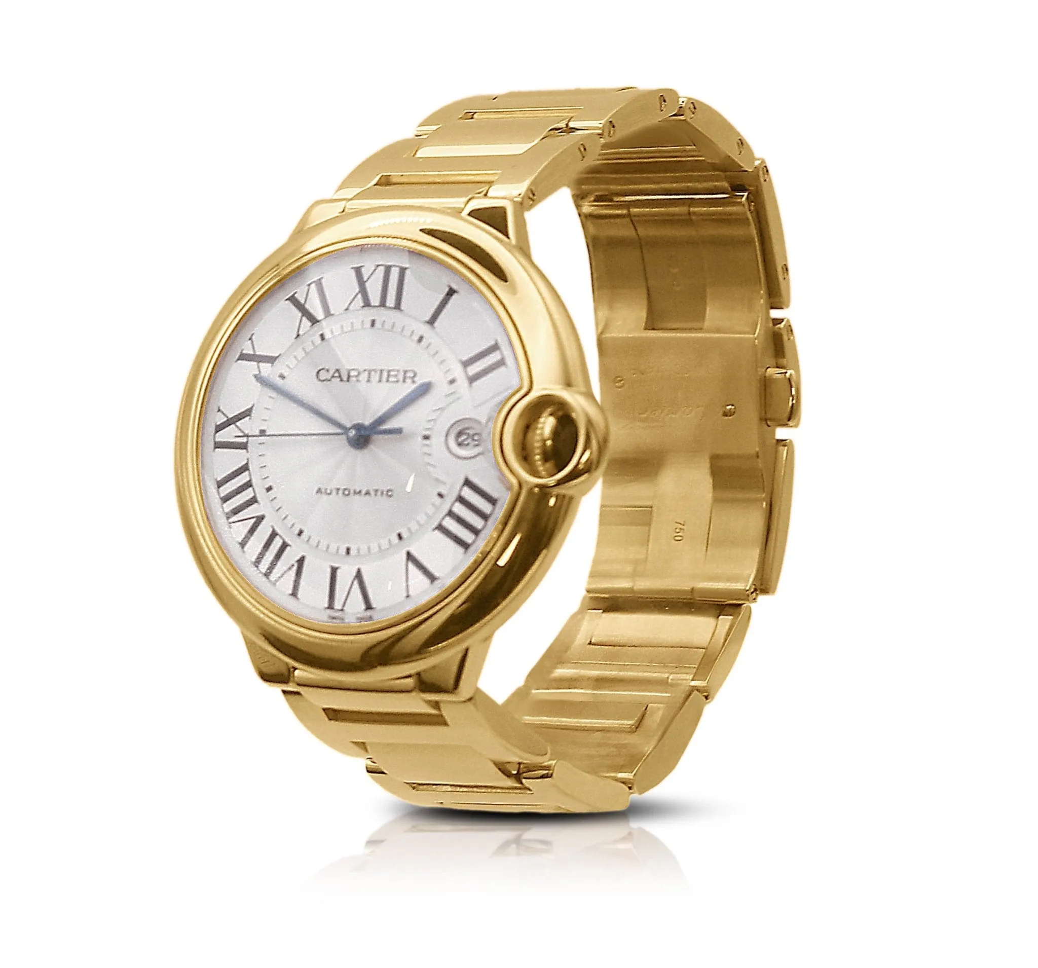 Cartier Ballon Bleu 18ct 42mm Automatic Bracelet Watch - Ref: 2998