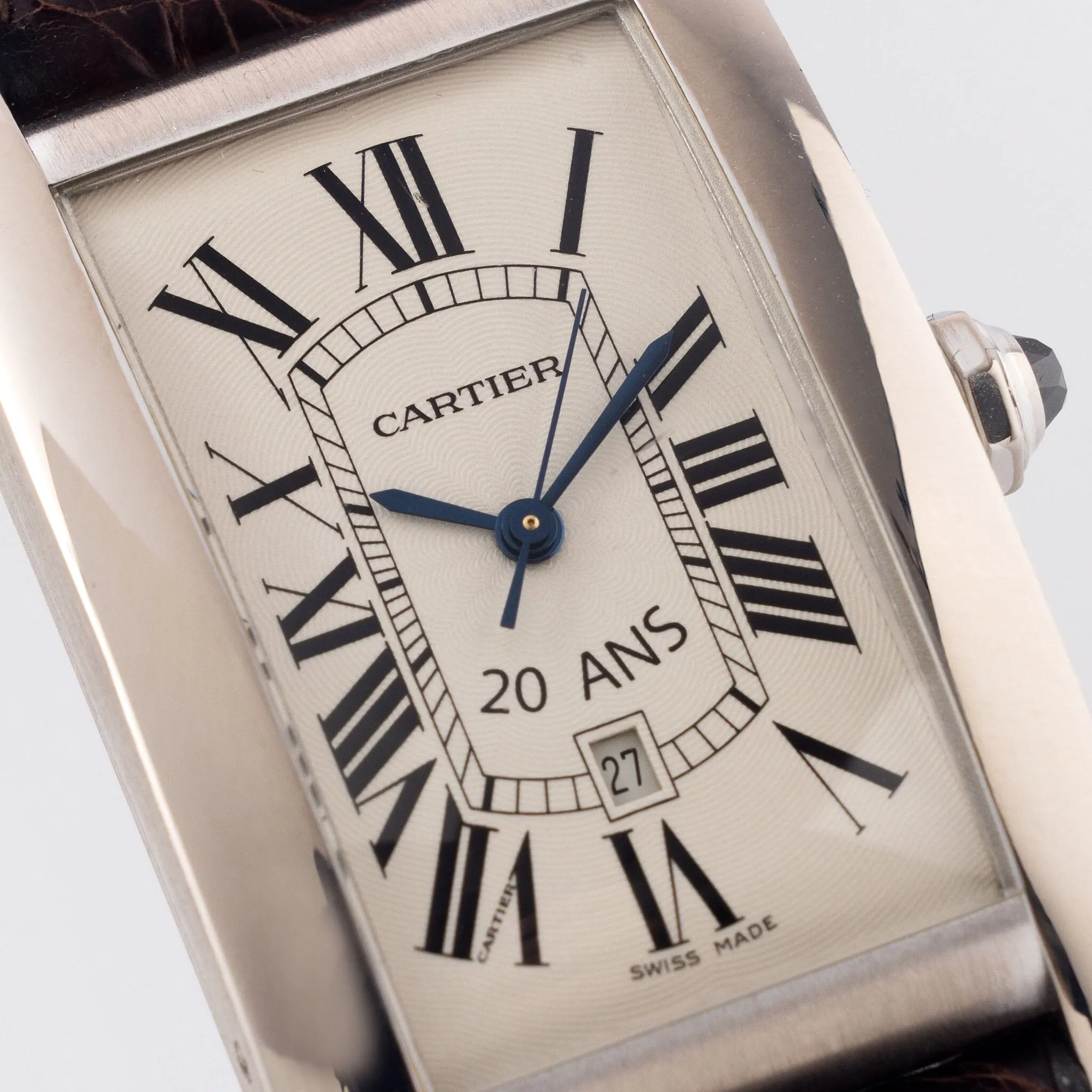 Cartier Tank Americaine White Gold 20 Year Award Ref 1741