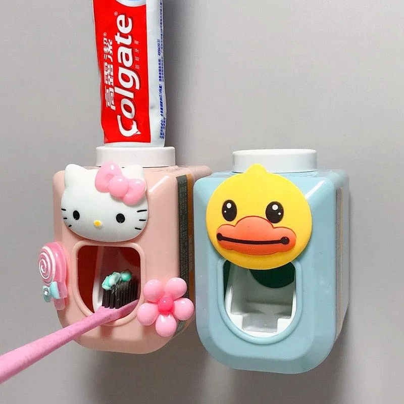 Cartoon Automatic Toothpaste Dispenser Squeezer