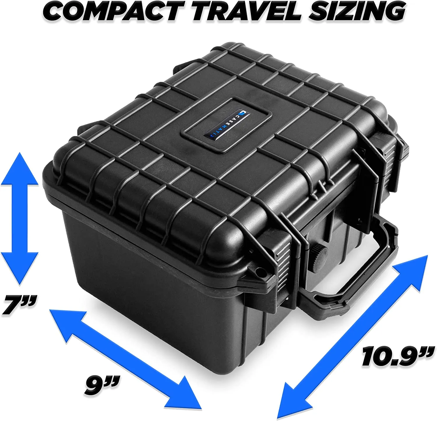 CASEMATIX Graded Coin Case for 50 PCGS or NGC Graded Coins, Custom Waterproof Coin Box with Coin Holders for Collectors - Case Only