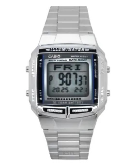 Casio Data Bank Illuminator Dual Time Alarm Digital DB-360-1A Men's Watch