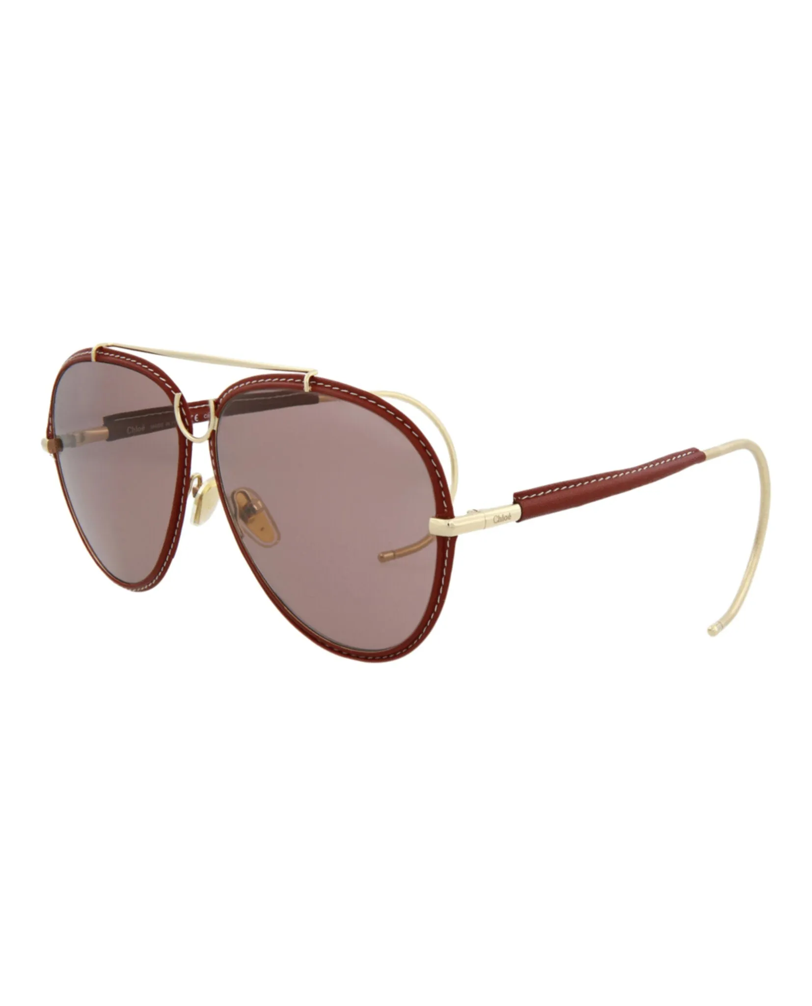 Chloe Aviator-Style Metal Sunglasses, style # CH0080S-30011918002