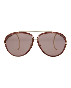 Chloe Aviator-Style Metal Sunglasses, style # CH0080S-30011918002