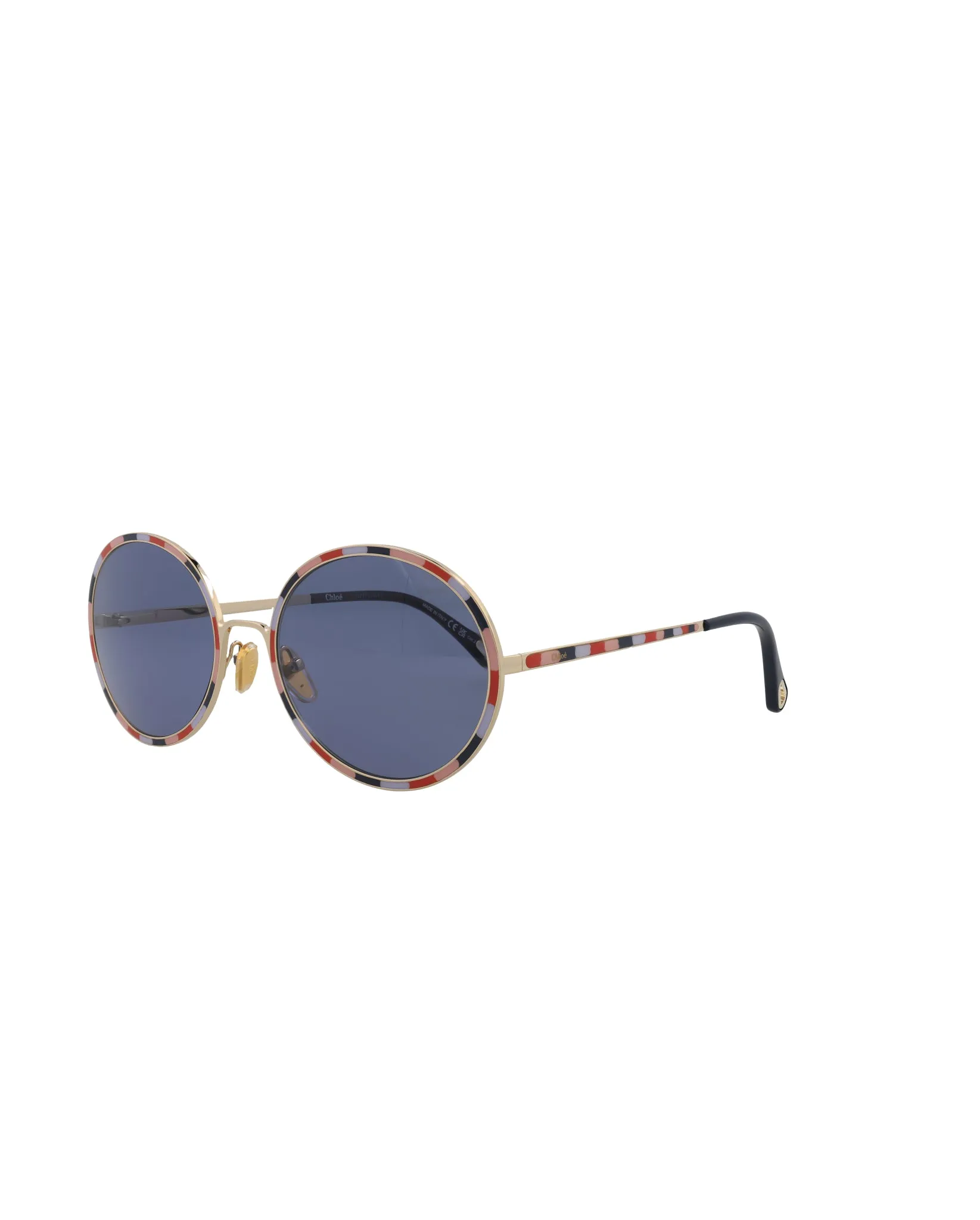 Chloe Round-Frame Metal Sunglasses, Style #  CH0100S-30012459001