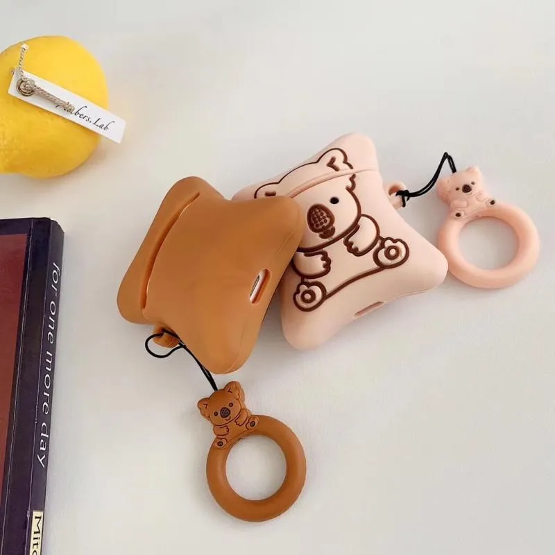 Chocolate-filled Koala Cookie Airpods Case SD00930