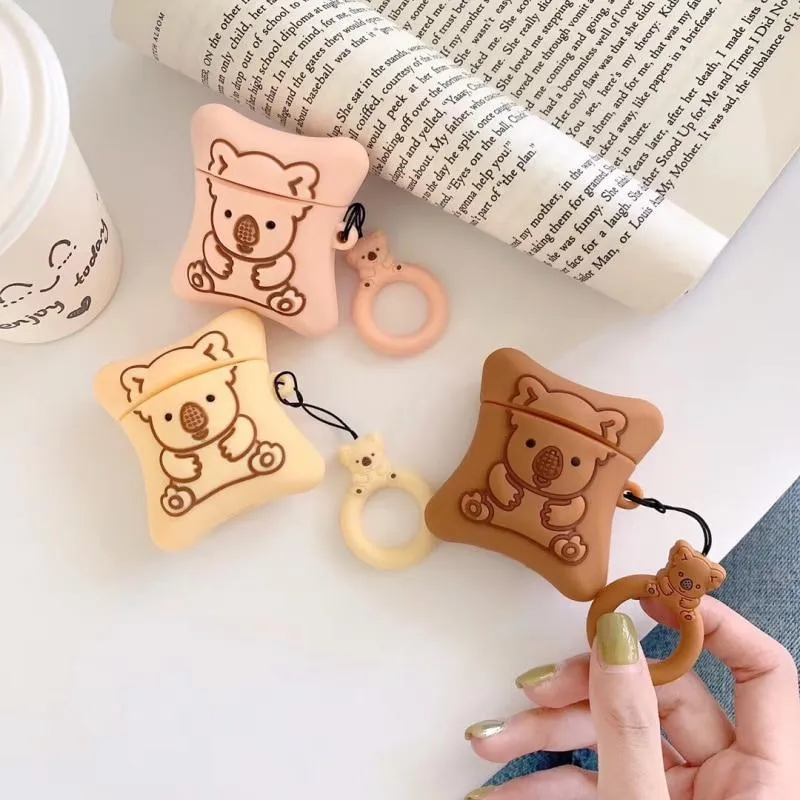 Chocolate-filled Koala Cookie Airpods Case SD00930