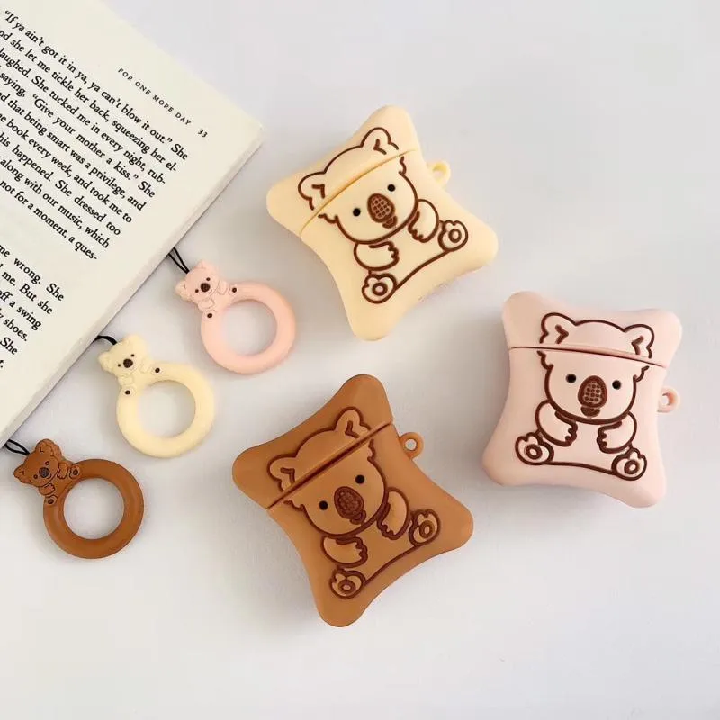 Chocolate-filled Koala Cookie Airpods Case SD00930