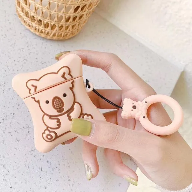 Chocolate-filled Koala Cookie Airpods Case SD00930