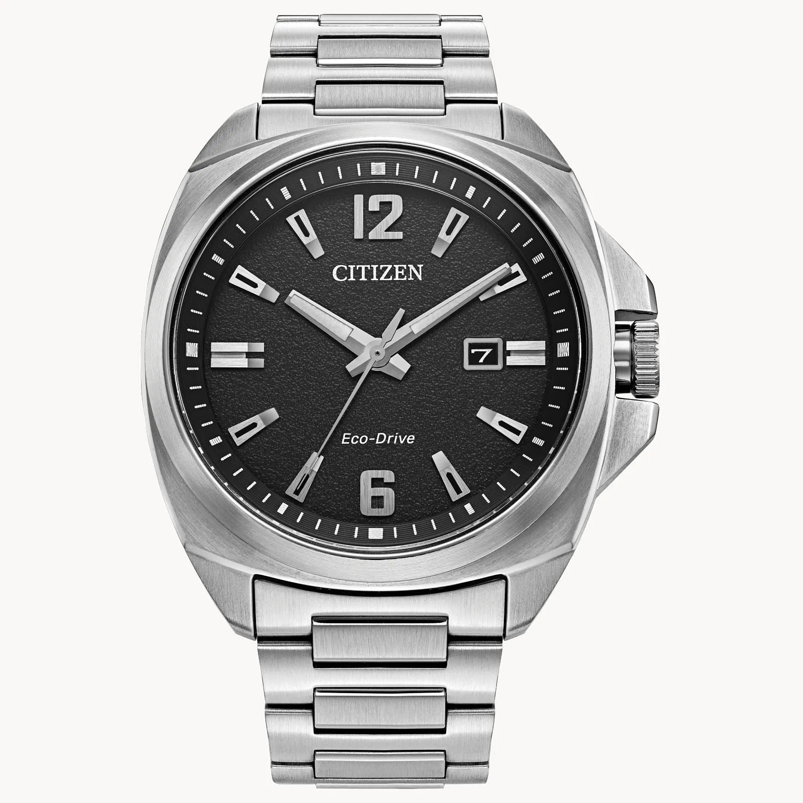 Citizen Endicott Black Dial Stainless Steel Watch AW1720-51E