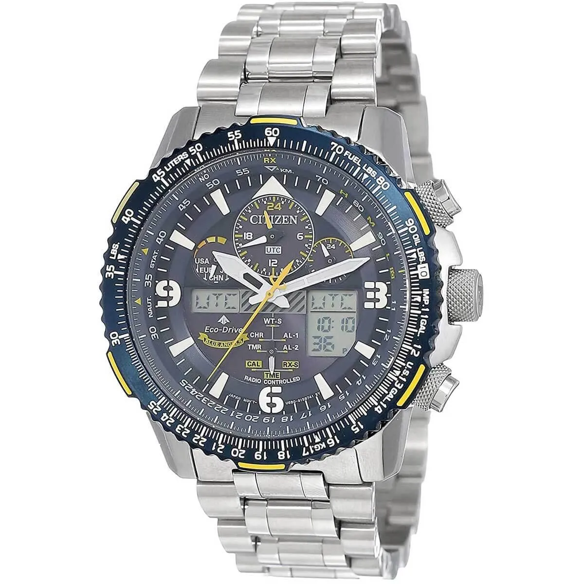 Citizen Men's Watch - Promaster Sky Blue Analog Digital Dial Bracelet | JY8088-83L