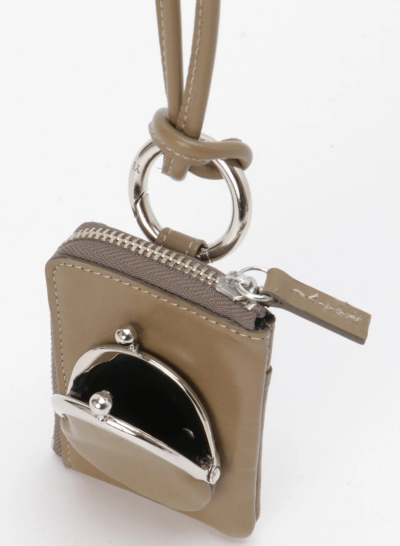 CLASP DETAIL MINI PURSE WITH STRAP