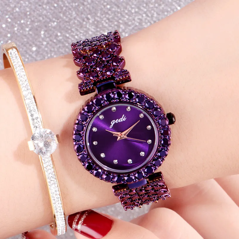 Classic Diamond Bracelet Women's Watch