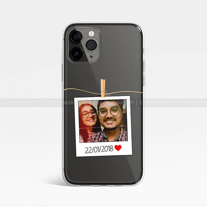 Clip 2 Polaroid Frame Transparent Silicone Cover